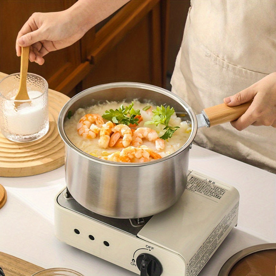 Stainless Steel MultiPurpose Cookware Set with Fry Basket