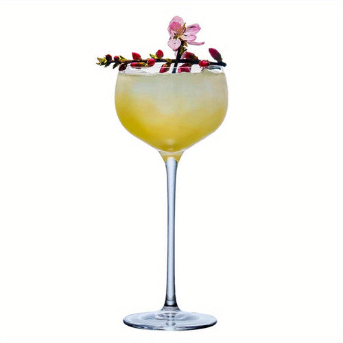 Elegant Japanese-Inspired Crystal Martini Glass - Perfect for