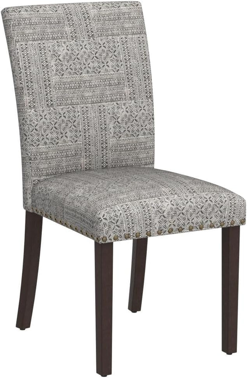 Upholstered Parsons Dining Chairs Set of 4, Fabric Dining Room Kitchen