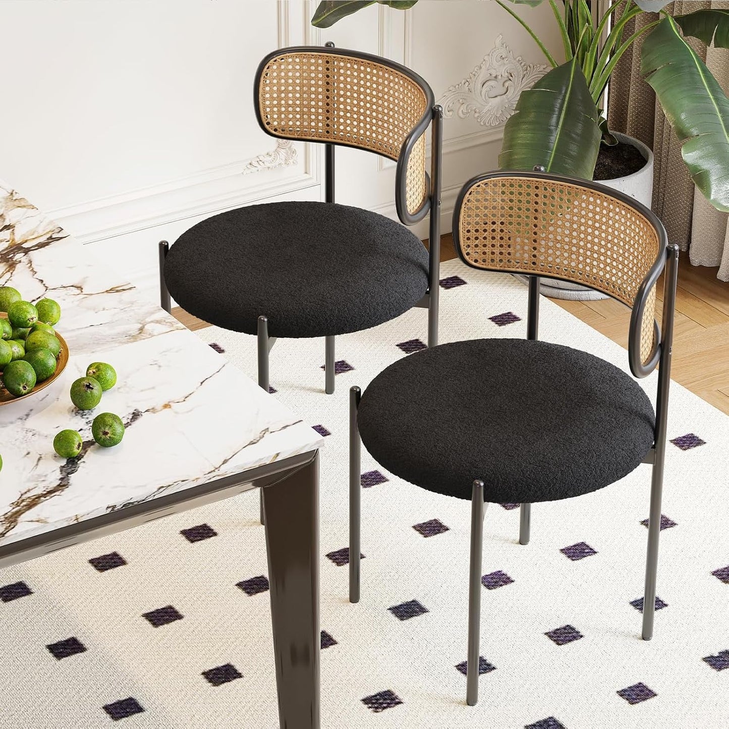 Kitchen Chairs Set of 4, Mid-Century Modern Dining Chairs,Kitchen - Festival Furnish