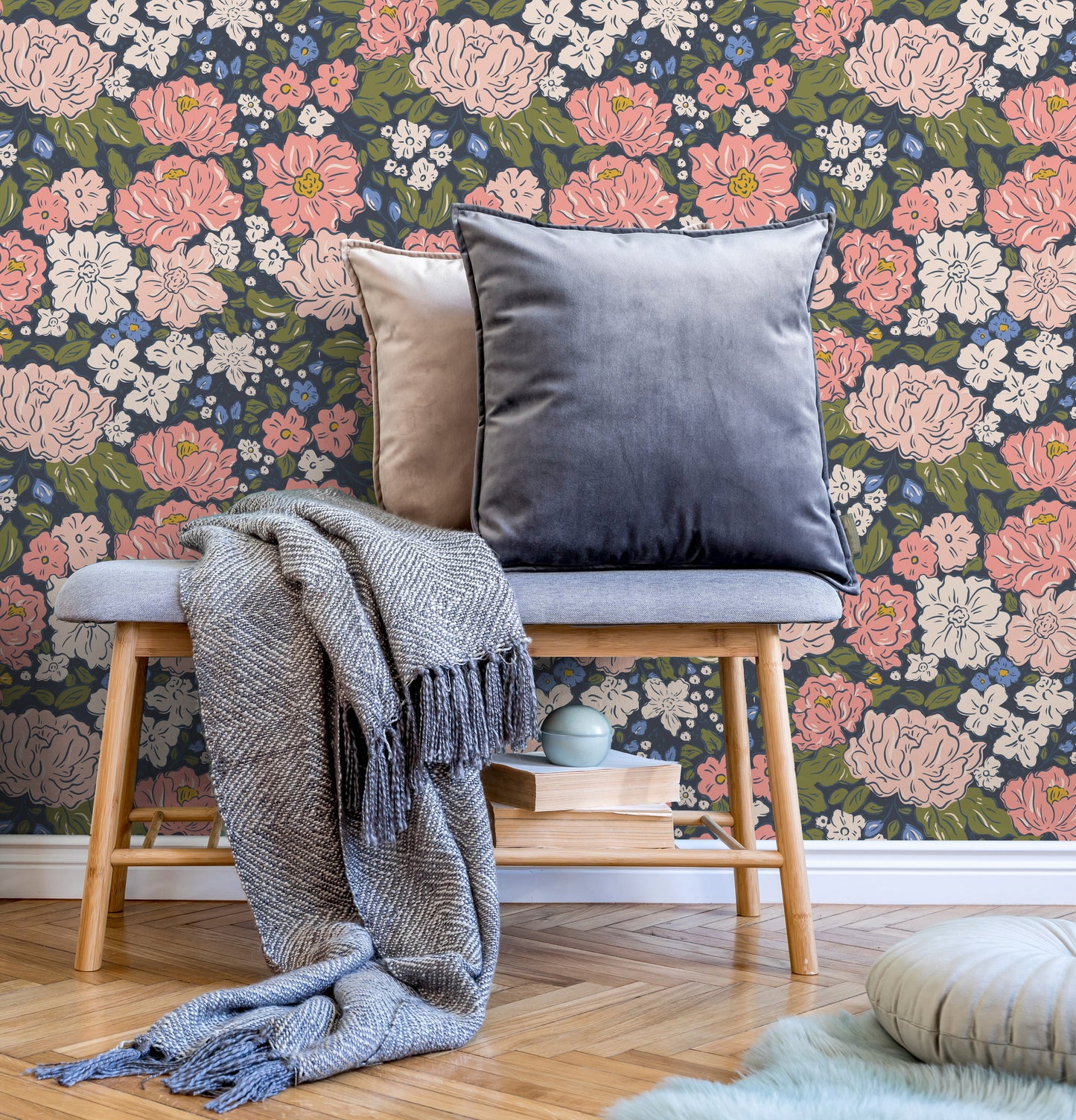 Flower Market Wallpaper