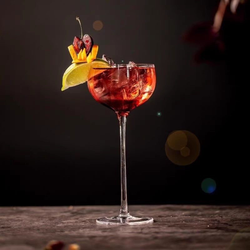 2pcs Handmade Japanese Style Glass Martini Cocktail Goblets, 170ml,