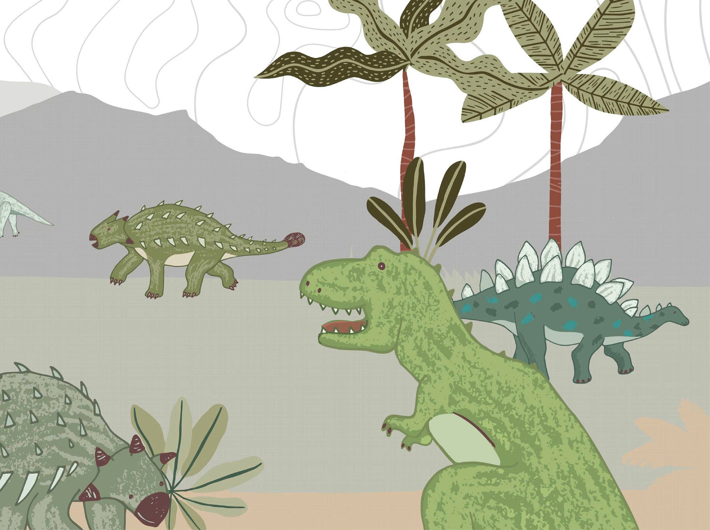Dinosaur Mountain Wallpaper