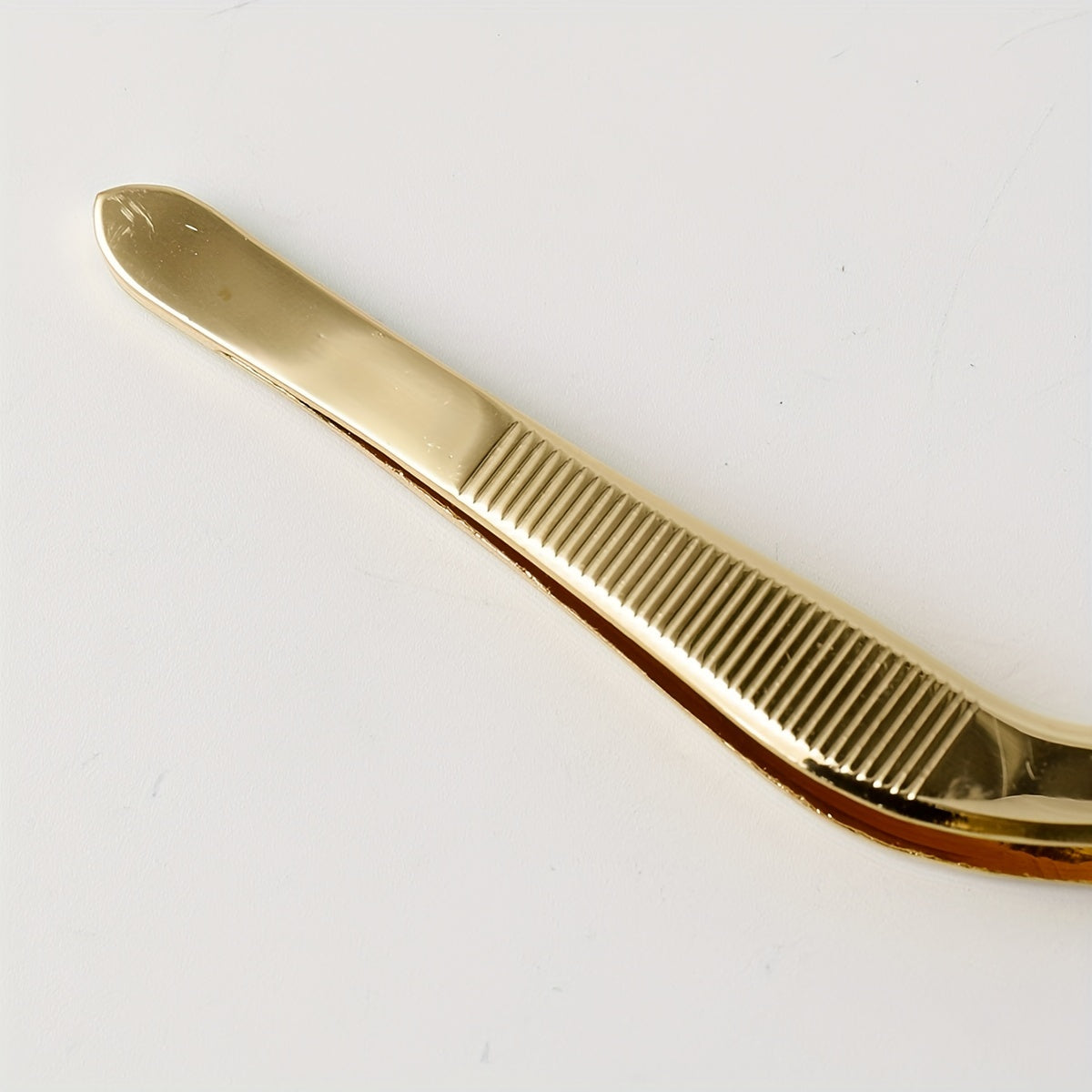 Titanium Golden Molecular Cooking Curved Tweezers for Decoration
