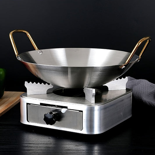 Durable Stainless Steel Wok Thick RoundBottom Soup Pot