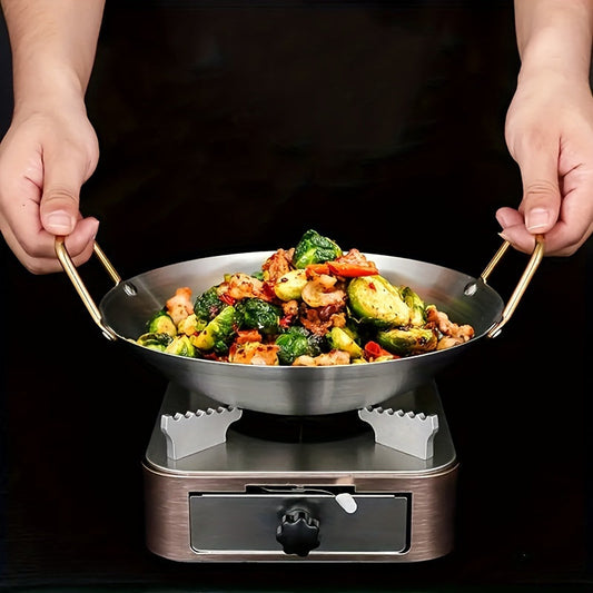 Durable Stainless Steel Wok Thick RoundBottom Soup Pot