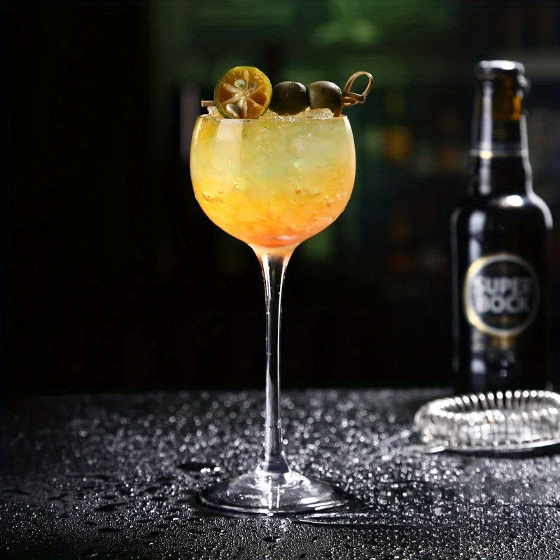 Elegant Japanese-Inspired Crystal Martini Glass - Perfect for
