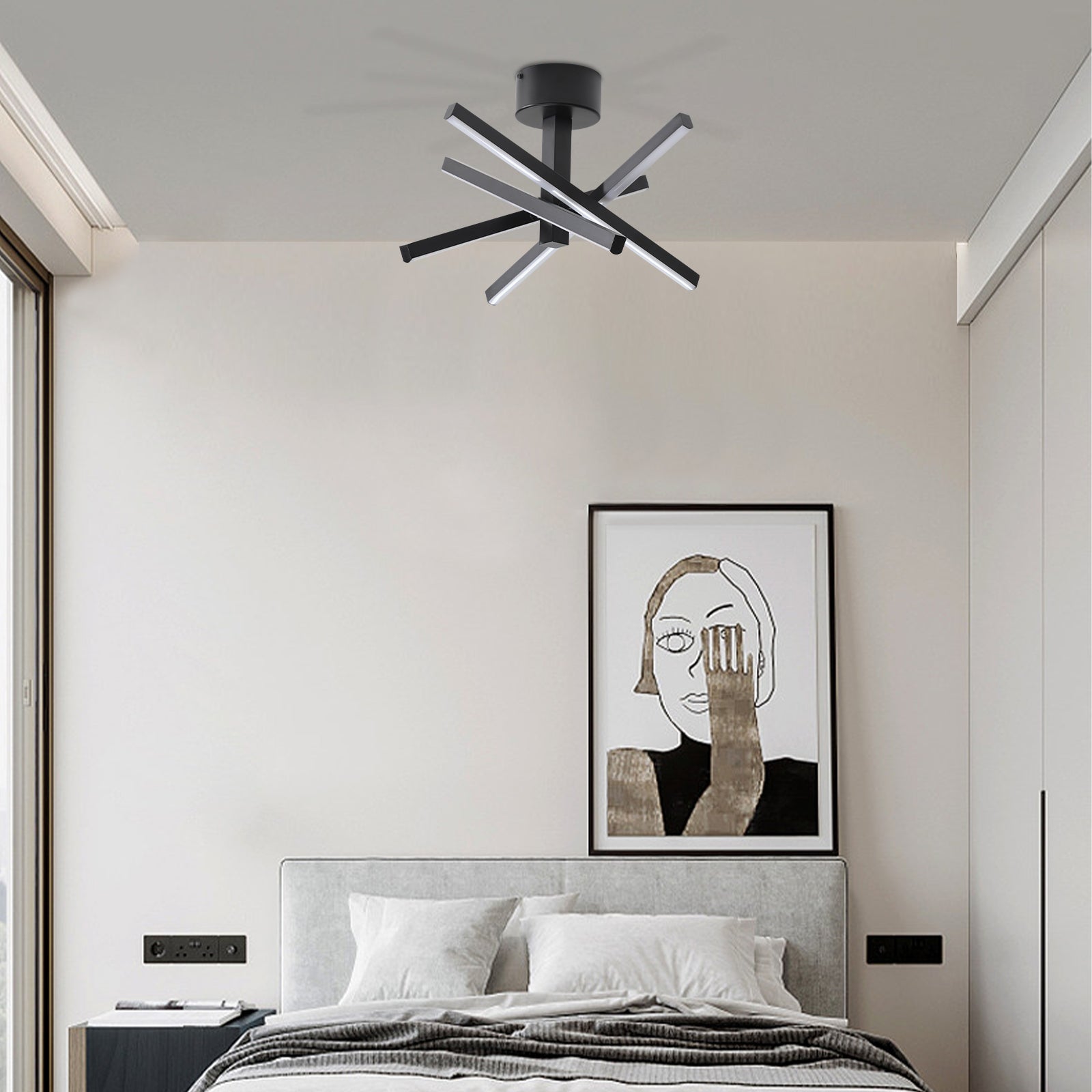 LED Semi Flush Mount Ceiling lamp - Festival Furnish
