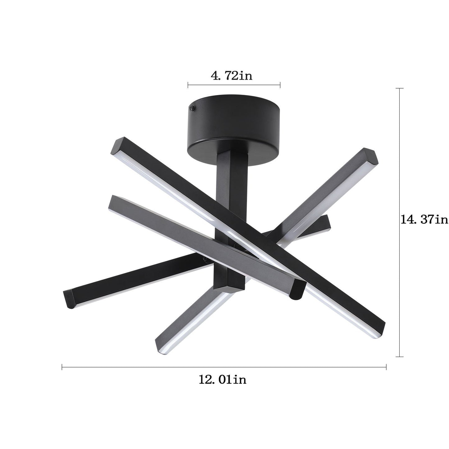 LED Semi Flush Mount Ceiling lamp - Festival Furnish