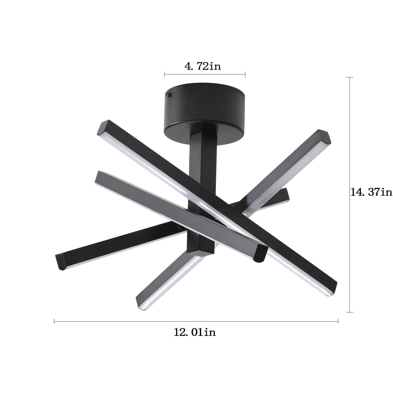 LED Semi Flush Mount Ceiling lamp - Festival Furnish
