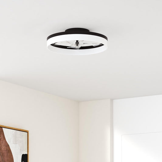 Low Profile Ceiling Fans with Lights and Remote, 19.7In Fandelier - Festival Furnish