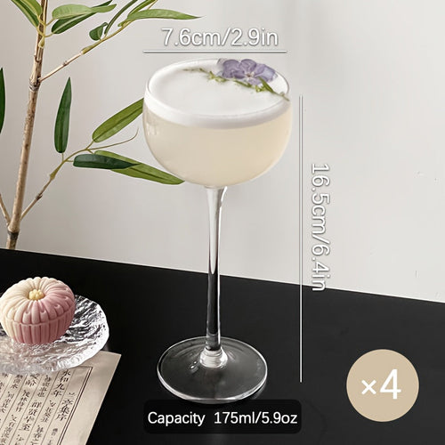 Japanese Handcrafted Wooden Cocktail Glass Set  Elegant Stemware