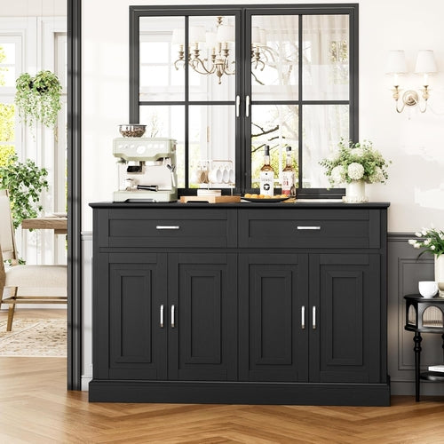 Sideboard Buffet Cabinet with Storage, 55.1" Large Kitchen Storage - Festival Furnish