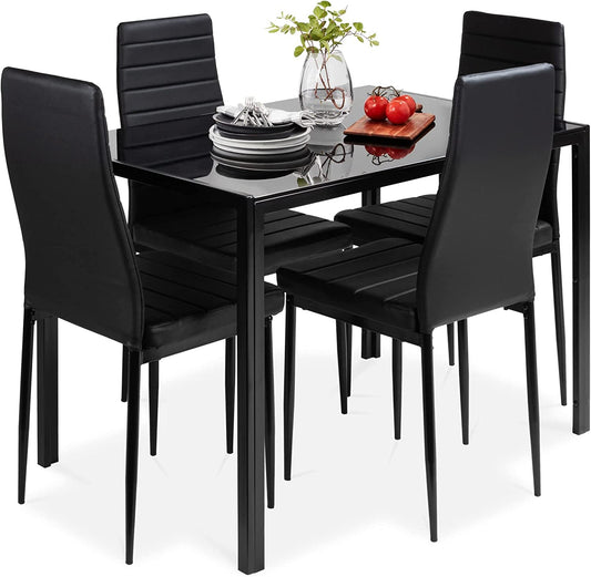5-Piece Kitchen Dining Table Set for Dining Room - Festival Furnish