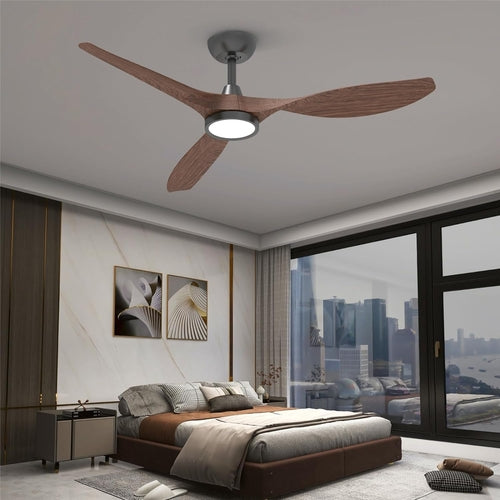 Ceiling Fans with Lights and Remote, 52 Inch Large Airflow Indoor