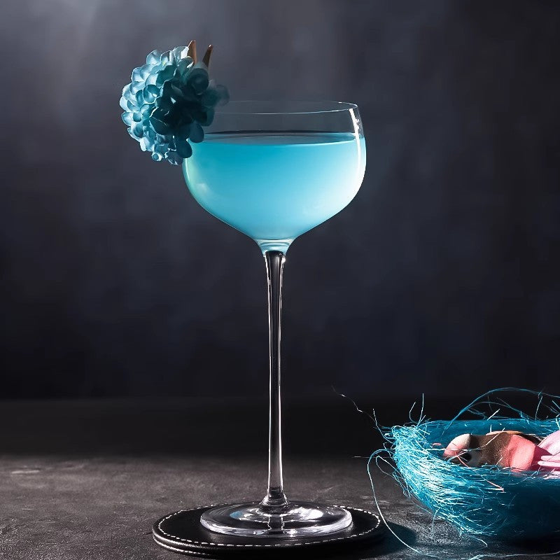 2pcs Handmade Japanese Style Glass Martini Cocktail Goblets, 170ml,