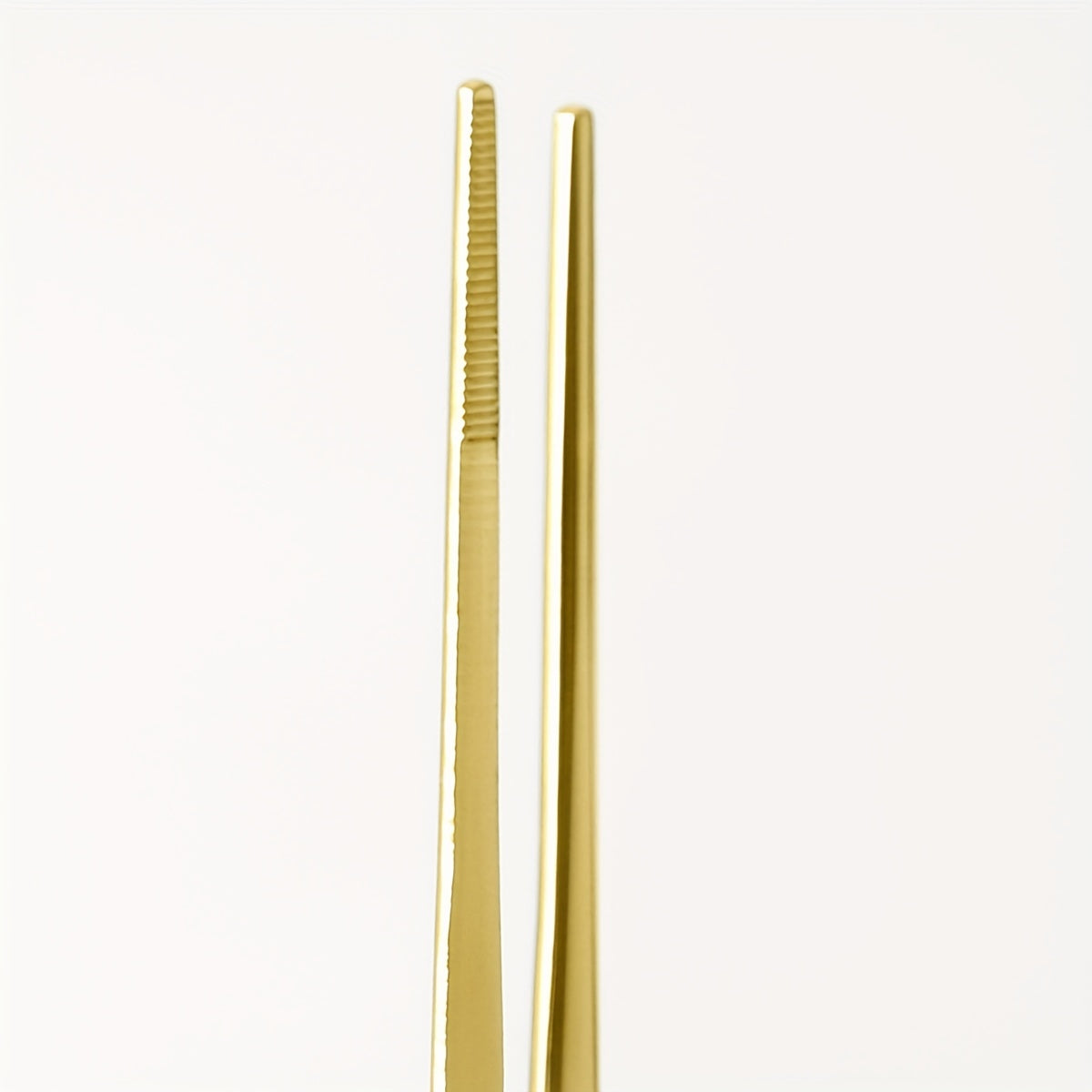 Titanium Golden Molecular Cooking Curved Tweezers for Decoration