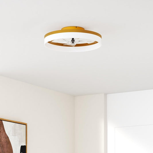 Low Profile Ceiling Fans with Lights and Remote, 19.7In Fandelier - Festival Furnish