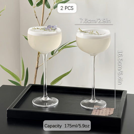 Japanese Handcrafted Wooden Cocktail Glass Set  Elegant Stemware
