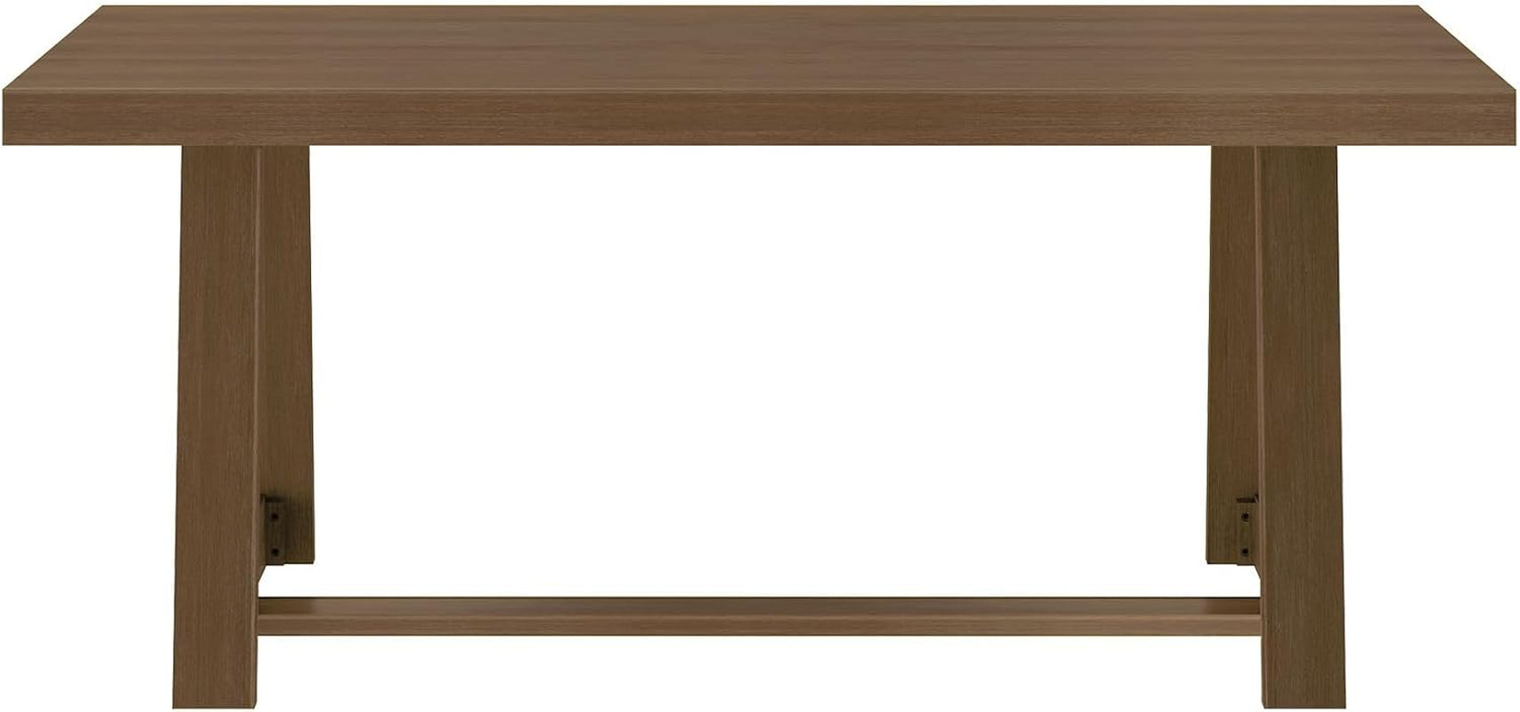 72 Inch Farmhouse Dining Table, Solid Wood Rustic Kitchen Table, Large - Festival Furnish