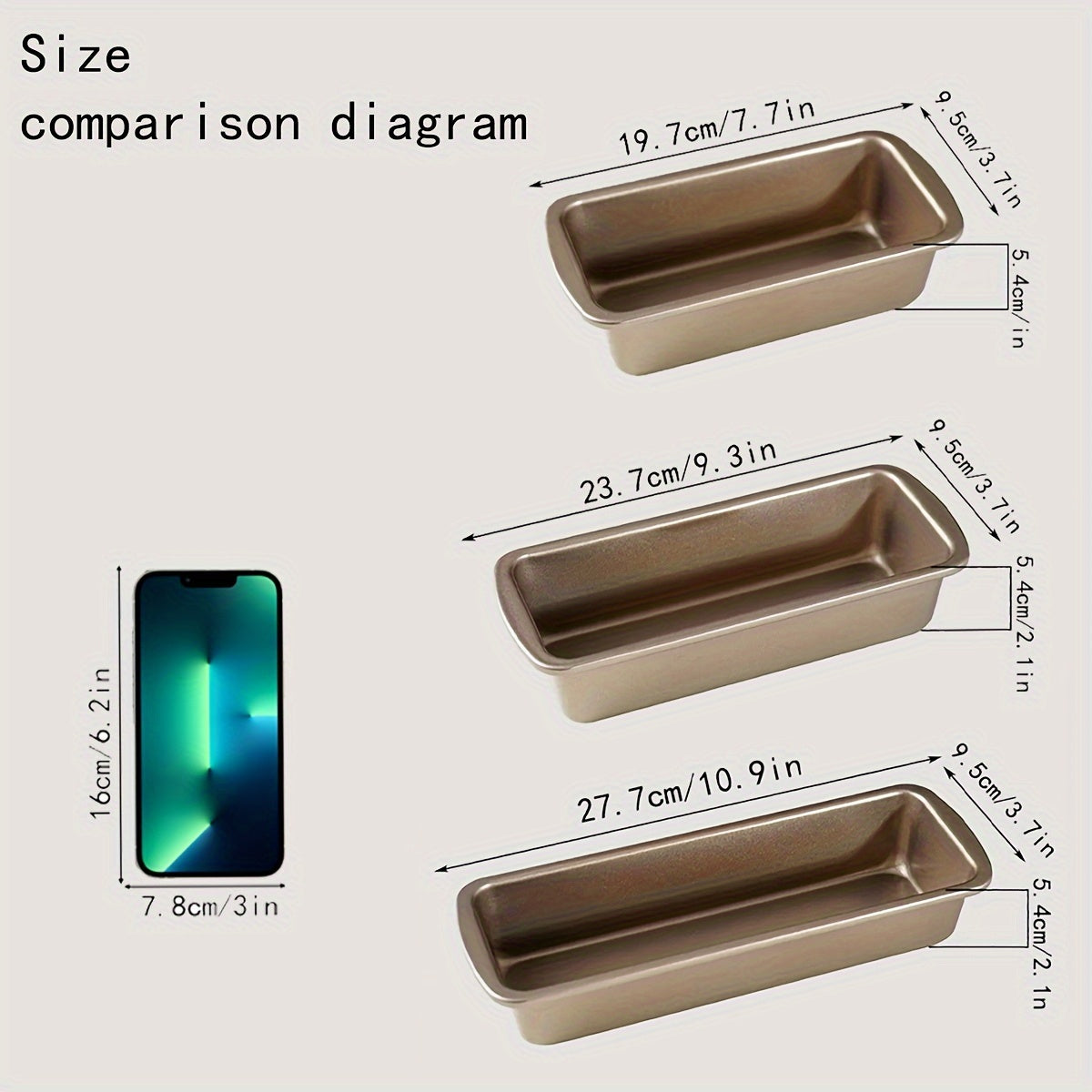 Nonstick Loaf Pan Perfect for Bread and Cake Baking