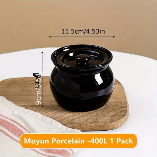 Large Ceramic Soup Pot with Lid HeatResistant Hand Wash Only