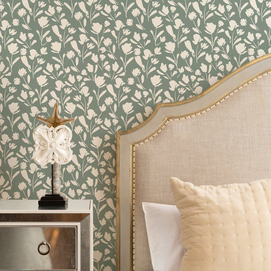 Calla Lily Floral Wallpaper