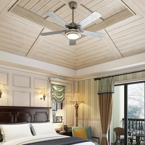 Ceiling Fans with Lights and Remote Control, 52 Inch, 6 Speeds
