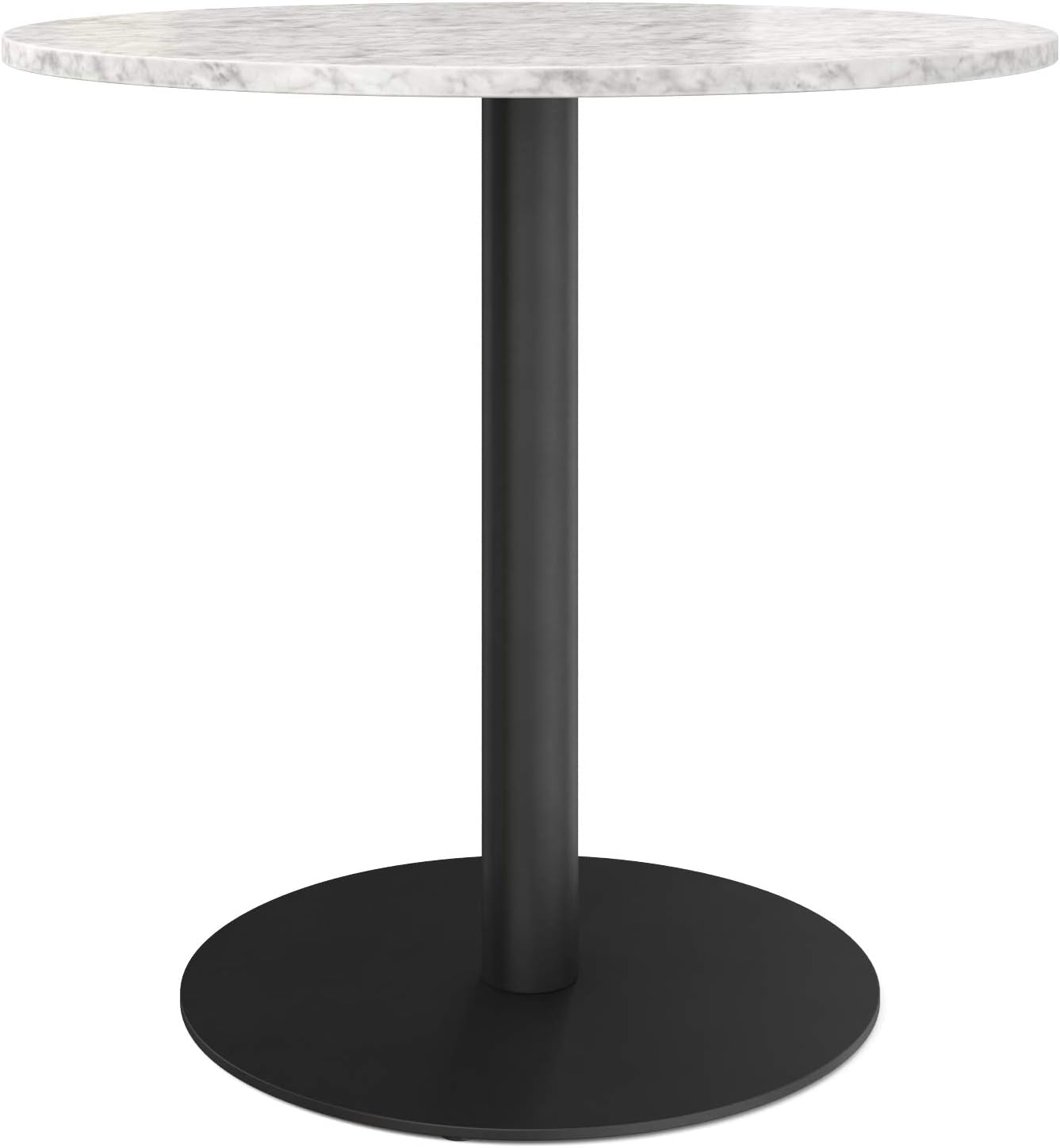 Bistro Lucy Small Mid-Century Modern Kitchen or Dining Table with Faux - Festival Furnish