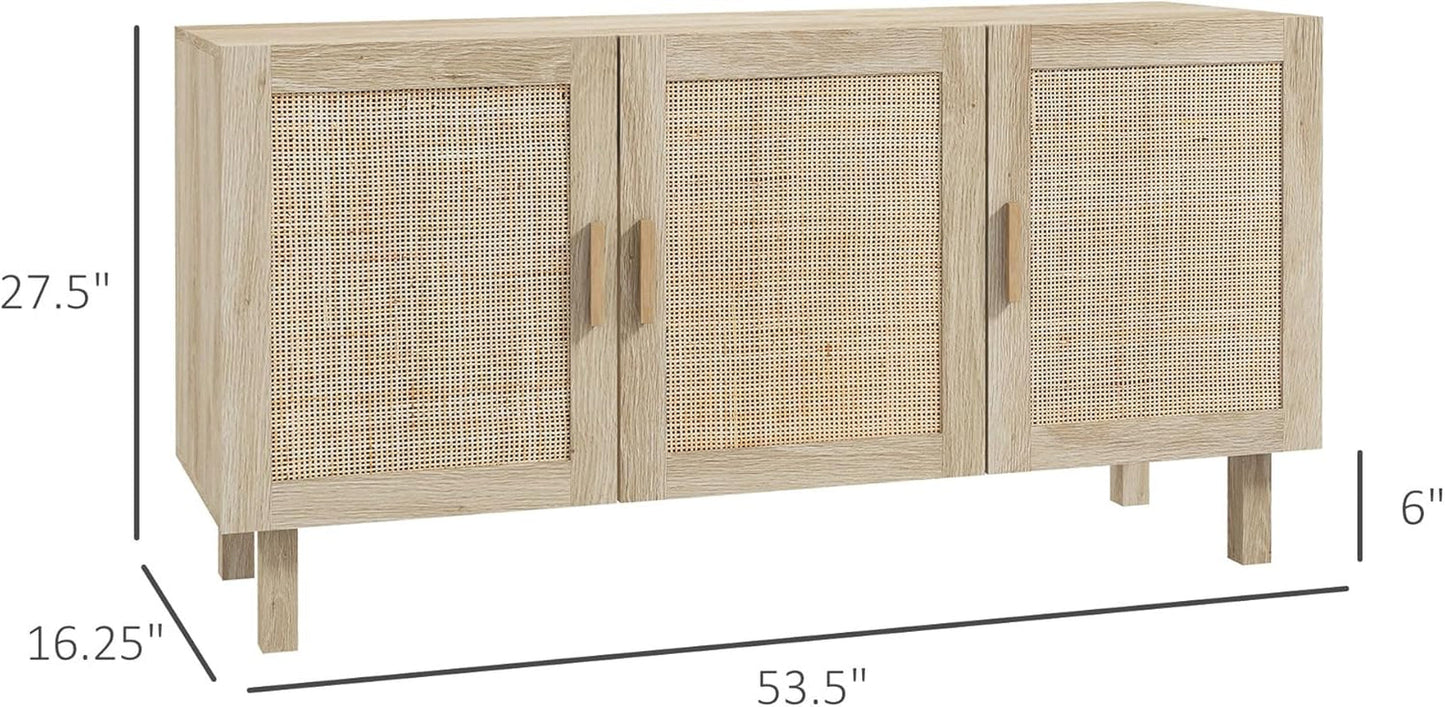 Sideboard Buffet Cabinet, Kitchen Cabinet, Coffee Bar Cabinet with 3 - Festival Furnish