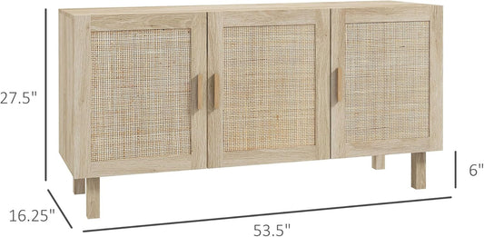 Sideboard Buffet Cabinet, Kitchen Cabinet, Coffee Bar Cabinet with 3 - Festival Furnish
