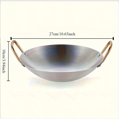 Durable Stainless Steel Wok Thick RoundBottom Soup Pot