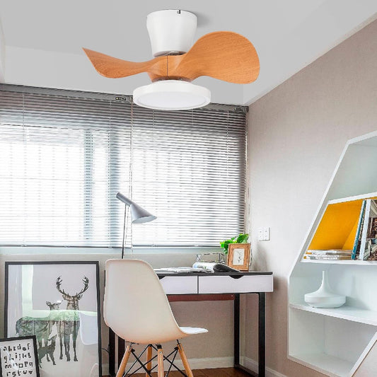 Quiet Ceiling Fan with LED Light 22 Inch Large Air Volume Remote - Festival Furnish
