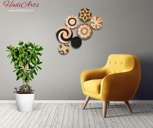 Woven Wall & Tabletop Decor Set Artistic Thread Designs