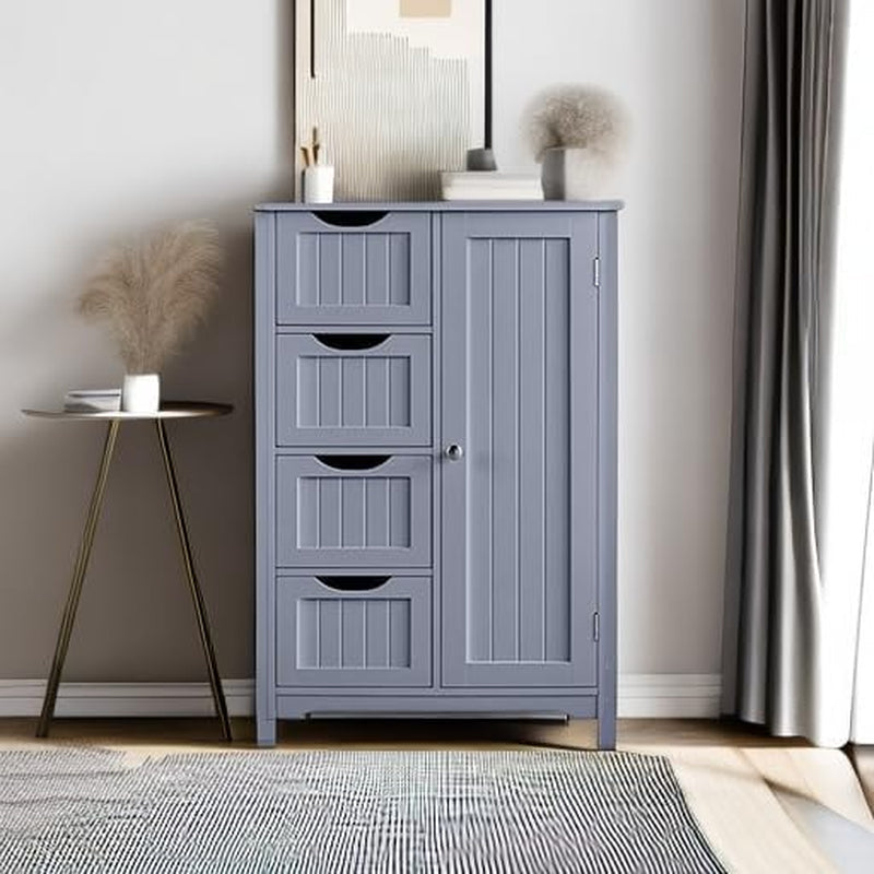 Bathroom Floor Cabinet, Freestanding Storage Organizer Unit Kitchen - Festival Furnish