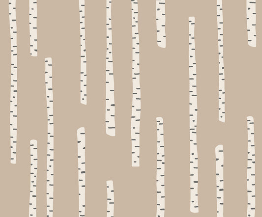Aspen Forest (Mocha) Wallpaper