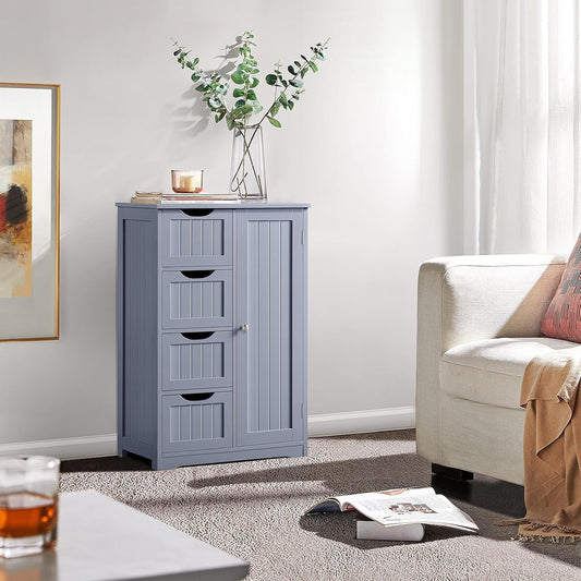 Bathroom Floor Cabinet, Freestanding Storage Organizer Unit Kitchen - Festival Furnish
