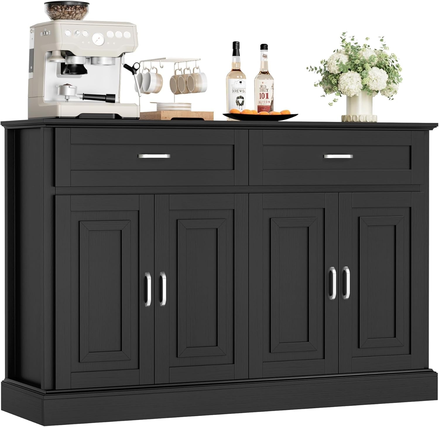 Sideboard Buffet Cabinet with Storage, 55.1" Large Kitchen Storage - Festival Furnish