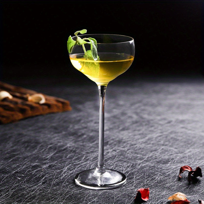 2pcs Handmade Japanese Style Glass Martini Cocktail Goblets, 170ml,
